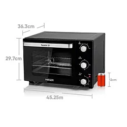 HAEGER Mini pećnica sa tajmerom 22l (OV-22B.032A)