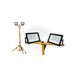 PROSTO Prenosni LED reflektori na stalku 2x50W
