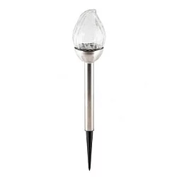 HOME Solarna baštenska lampa sa staklenom glavom