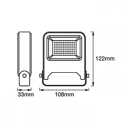 OSRAM LED Reflektor Flood 10W 3000k Beli
