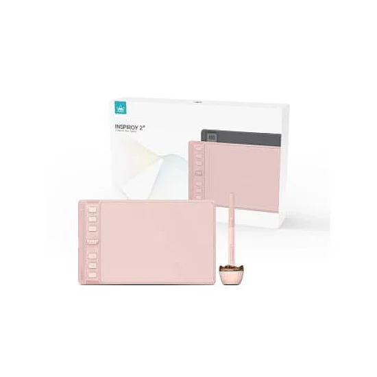 HUION Inspiroy 2 S H641P Pink Grafička tabla