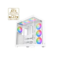 XIGMATEK Aqua V Air Arctic ARGB Gaming White midi kuciste