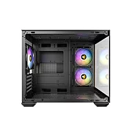 ANTEC Kucište CX600M WOOD ARGB Mini Tower/Micro-ATX/ITX/bez napajanja/kaljeno staklo/crna