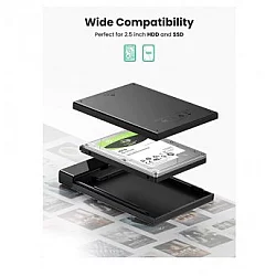 UGREEN US221Kućište za Hard disk 2.5'' SATA USB-C na USB 3.1