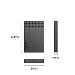 ORICO 2526C3-V1-BK-EP USB3.0 - TypeC HDD fioka 2.5