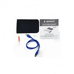 GEMBIRD EE2-U3S-2 USB 3.0 Externo kuciste za 2.5'' SATA hard diskove, aluminium, crni