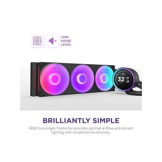 NZXT Kraken Elite 420 RGB V2 vodeno hlađenje crno (RL-KR42E-B2)