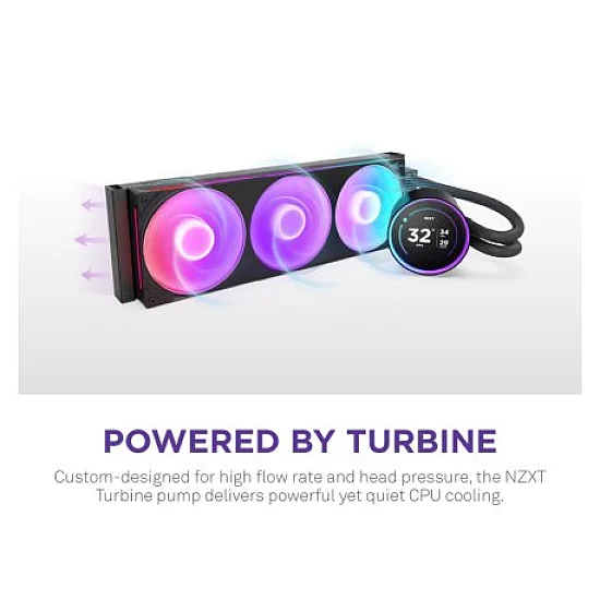 NZXT Kraken Elite 420 RGB V2 vodeno hlađenje crno (RL-KR42E-B2)