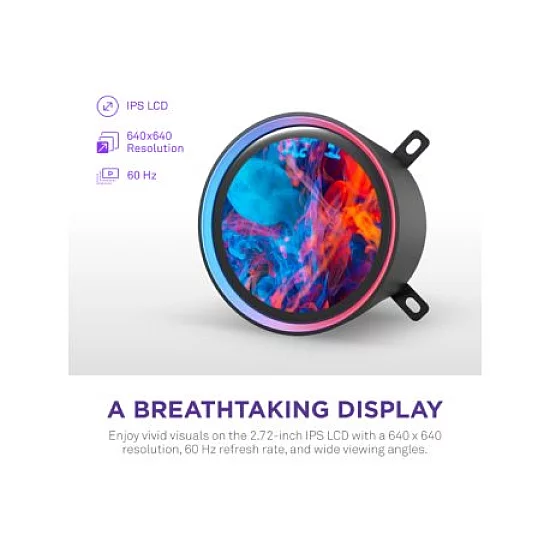NZXT Kraken Elite 420 RGB V2 vodeno hlađenje crno (RL-KR42E-B2)