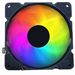 GEMBIRD CPU-HURACAN-ARGB-X140  UNI kuler 100W 120mm.Fan +/-1600rpm 26dBa LGA 775/115x/1200/AMD