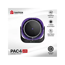 FANTECH Prenosni ventilator PAC4 Light sivi
