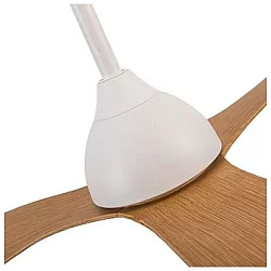 EUROLAMP Plafonski ventilator sa daljinskim upravljačem, 132 cm, 30W, svetla boja drveta