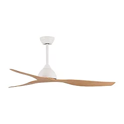 EUROLAMP Plafonski ventilator sa daljinskim upravljačem, 132 cm, 30W, svetla boja drveta
