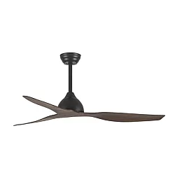 EUROLAMP Plafonski ventilator sa daljinskim upravljačem, 132 cm, 30W, tamna boja drveta