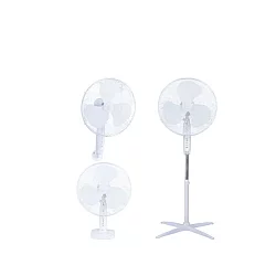 NIAROS KURELI Ventilator 3U1, PODNI, ZIDNI I STONI, PREČNIK 43CM, 45W, BELI