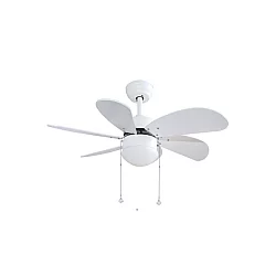 NIAROS PLAFONSKI VENTILATOR 32' SA LAMPOM, Bela
