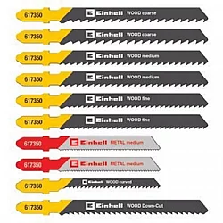 EINHELL KWB 10-delni set reznih listova za ubodnu testeru 49617350