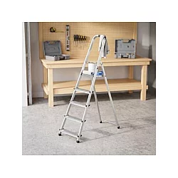 CRAFTER Aluminijumske merdevine Multisystem 4+1 gazišta 125 kg
