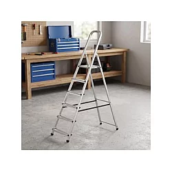 CRAFTER Aluminijumske merdevine Multisystem 5+1 gazišta 125 kg