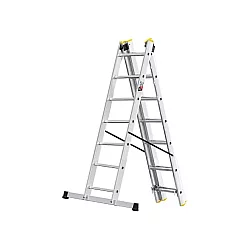 CRAFTER Aluminijumske trodelne merdevine 3x7 gazišta 150 kg