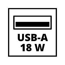 EINHELL USB Fast Charger, 220V adapter 4514149