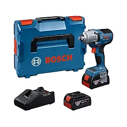 BOSCH PRO GDS18V-450P Akumulatorski udarni odvrtač u L-BOXX 136 sa 2 x 5.0 Ah Li-ion akumulatora, brzi punjač, 06019K4303