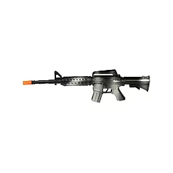Eddy Toys Plastična automatska puška crna za igru, 46 cm