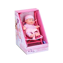 My Baby & Me Bebi lutka 20 cm sa kolicima