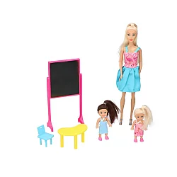 Eddy Toys Lutka učiteljica sa 2 učenice i tablom 30.5 cm