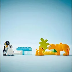 LEGO DUPLO 10442 Porodice divljih životinja: pingvini i lavovi
