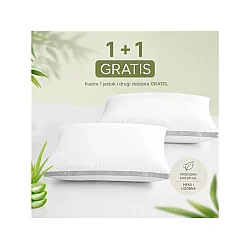 HOMEMATES Jastuk Aloe Vera 1+1 – Set od 2 komada od memorijske pene