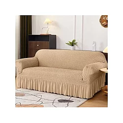 HOMEMATES Retro Pokrivač za dvosede i kauče od 145cm do 185cm - Braon