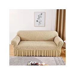 HOMEMATES Retro Pokrivač za dvosede i kauče od 145cm do 185cm - Braon