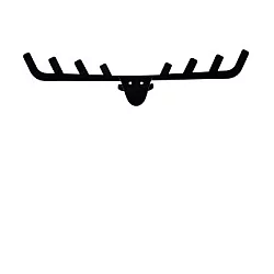 WALLXPERT Čiviluk Antler