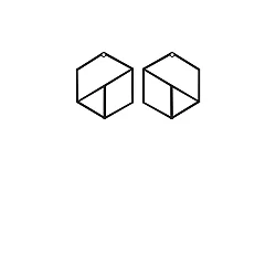 WALLXPERT Čiviluk Geometric