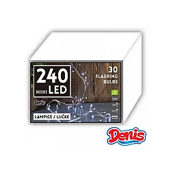 Denis Mini LED lampice 240L, 30 flas