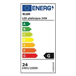 XLED LED plafonjera 24W Tom Black