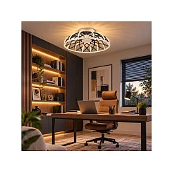 LUME Aurora 8 LED plafonjera bela/crna