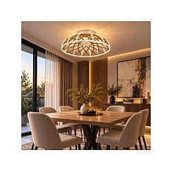 LUME Aurora 8 LED plafonjera bela/žuta