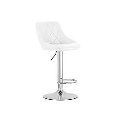 Oskar Barska stolica Kast white eco / chrom baza