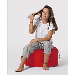 Atelier del Sofa Tabure Round Pouf Red