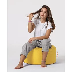 Atelier del Sofa Tabure Round Pouf Yellow