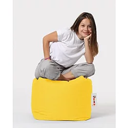 Atelier del Sofa Tabure Square Pouf Yellow