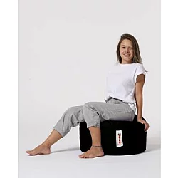 Atelier del Sofa Tabure Round Pouf Black