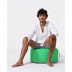 Atelier del Sofa Tabure Round Pouf Green