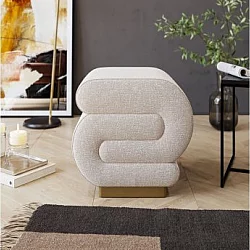 Atelier del Sofa Pouffe Sally Cream