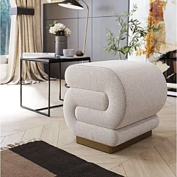 Atelier del Sofa Pouffe Sally Cream