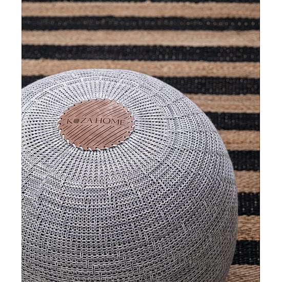WALLXPERT Tabure Fluffy Grey