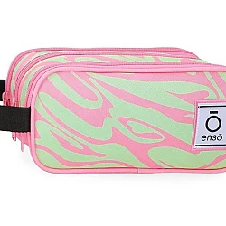 ENSO ENSO Pernica sa 3 pregrade zeleno/roze