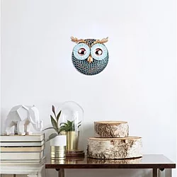WALLXPERT Zidna dekoracija Owl 3 Copper
